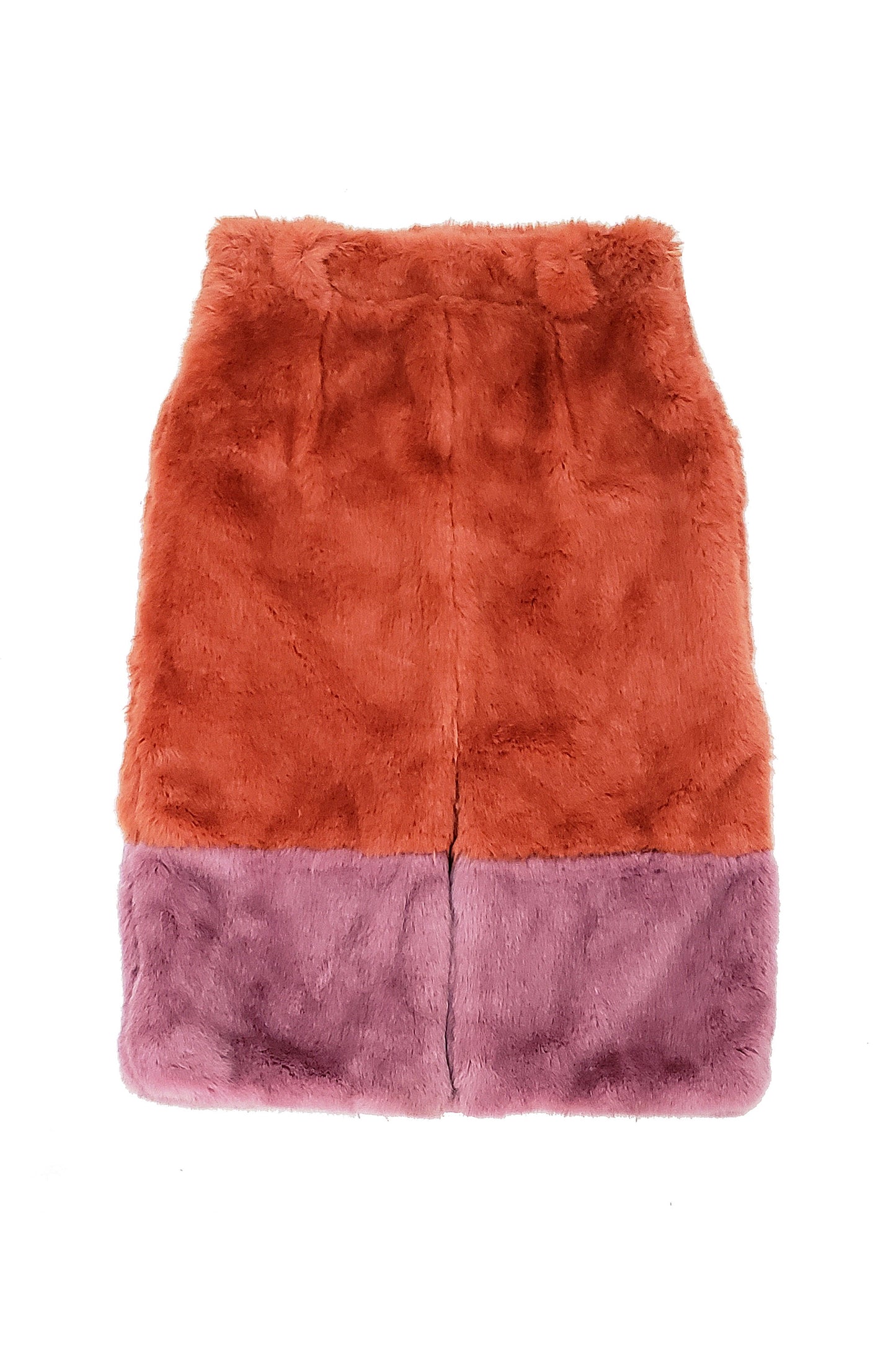 Eco-Fur pencil skirt