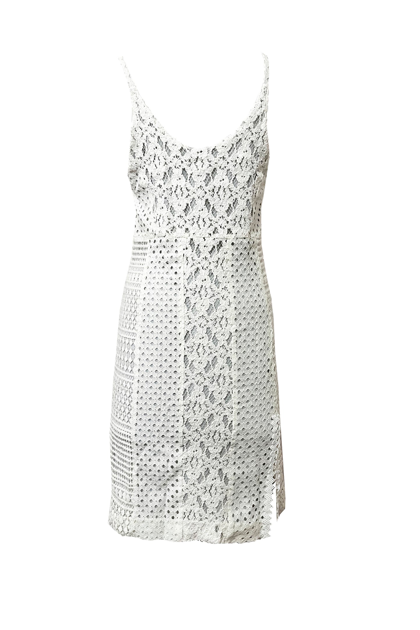 Multiple Lace Dress with Huichol Beads