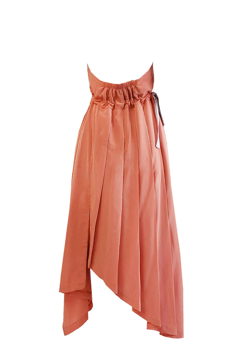 'FD001' Bi-tone halter neck dress