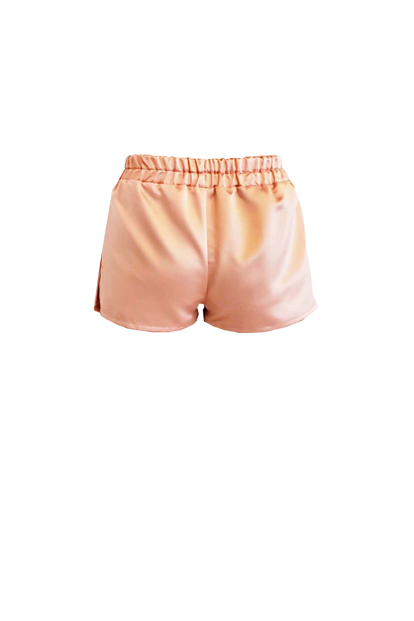 Big pocket satin shorts