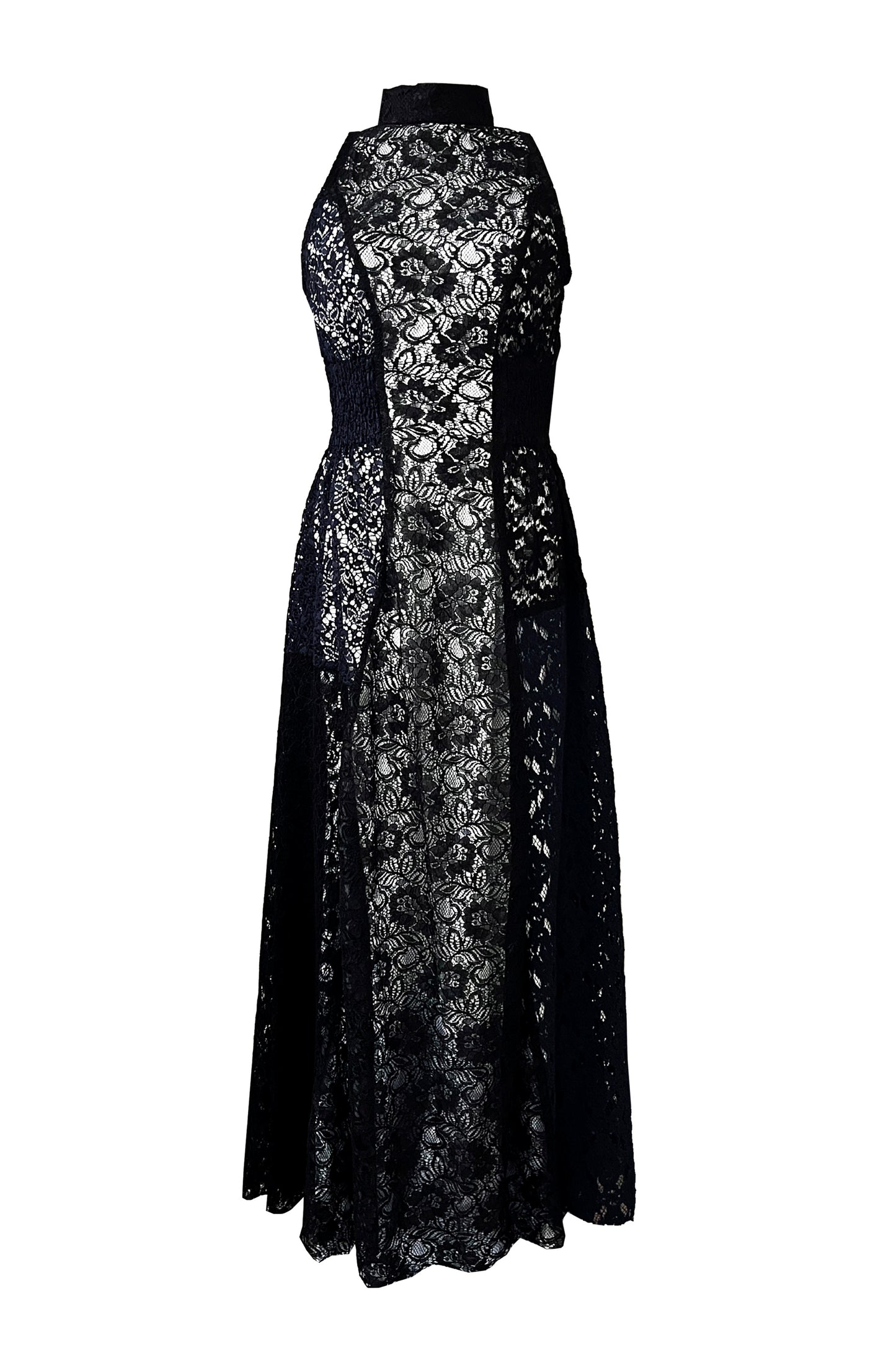 Multi Lace Long Dress