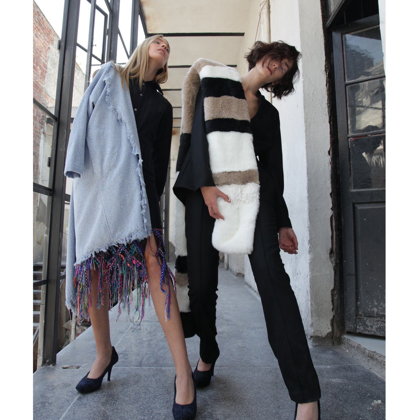 'El Cielo' Eco-Fur scarf