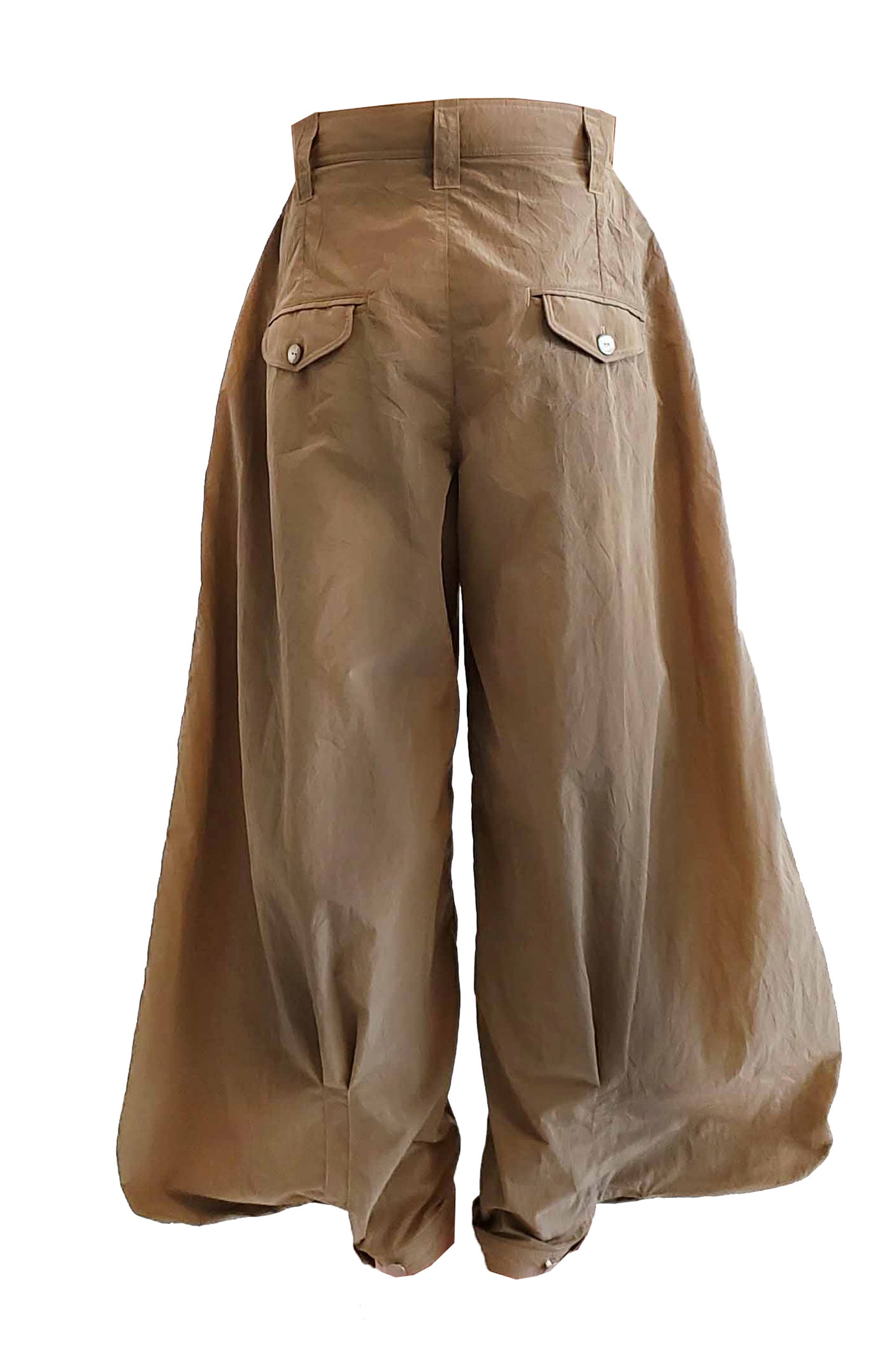 'NW001' Nylon volume pants