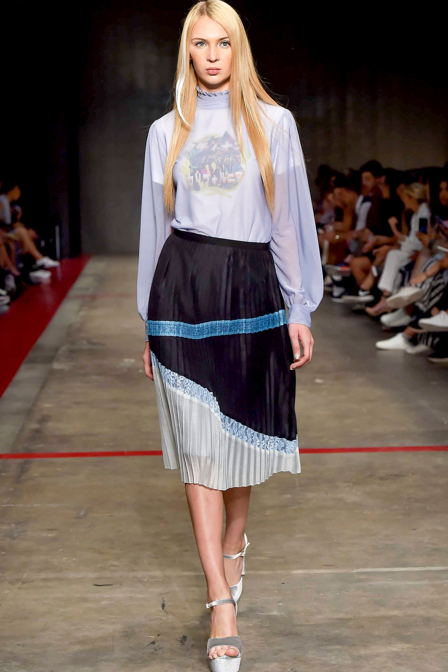 'El Mirador' Pleated skirt