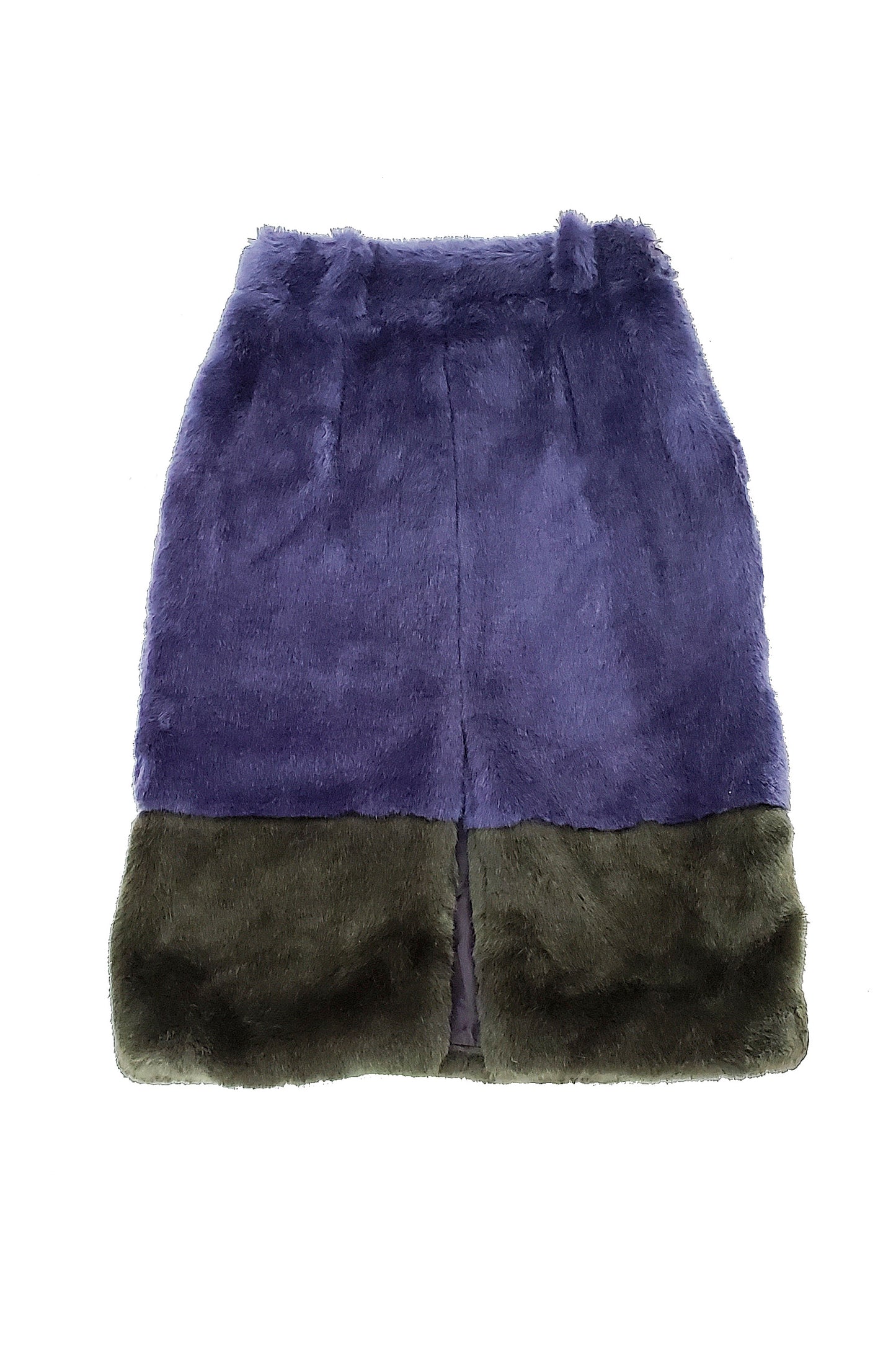 Eco-Fur pencil skirt