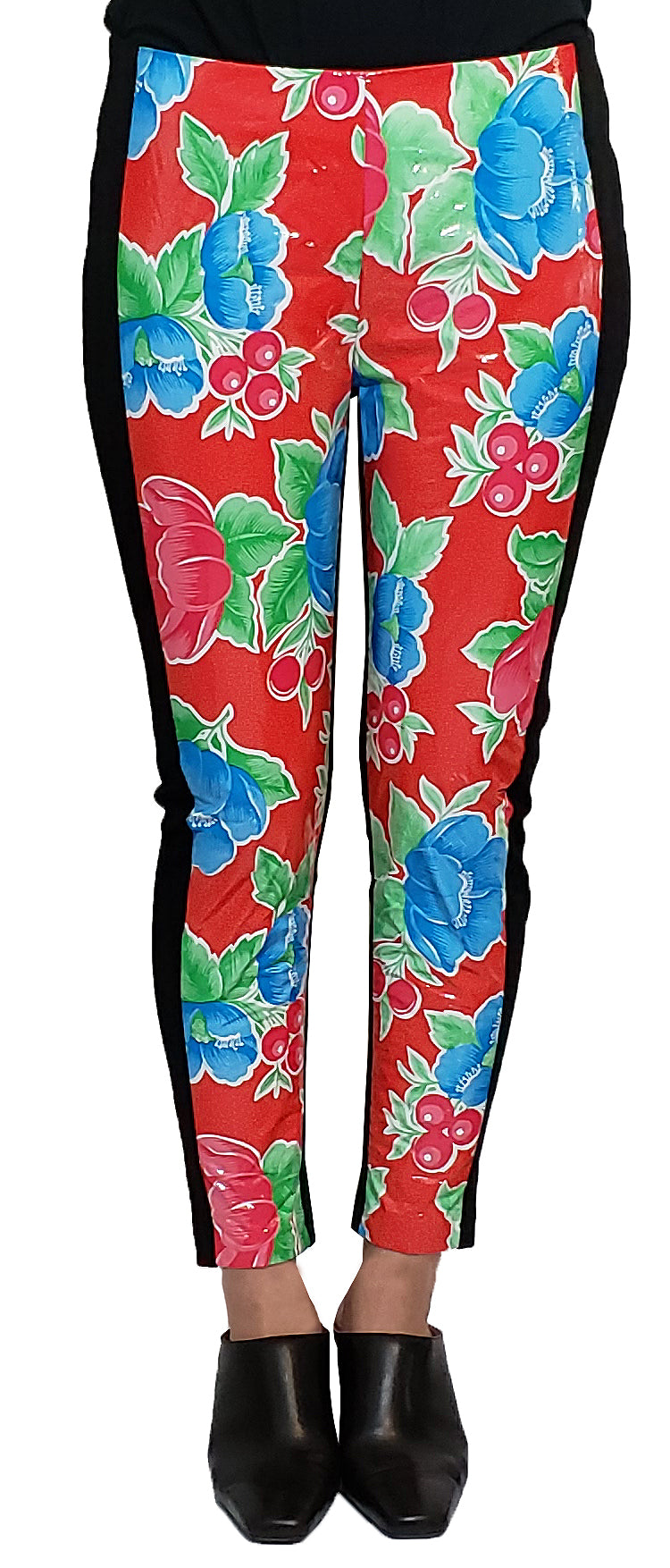 'Las Flores' Plastic leggings